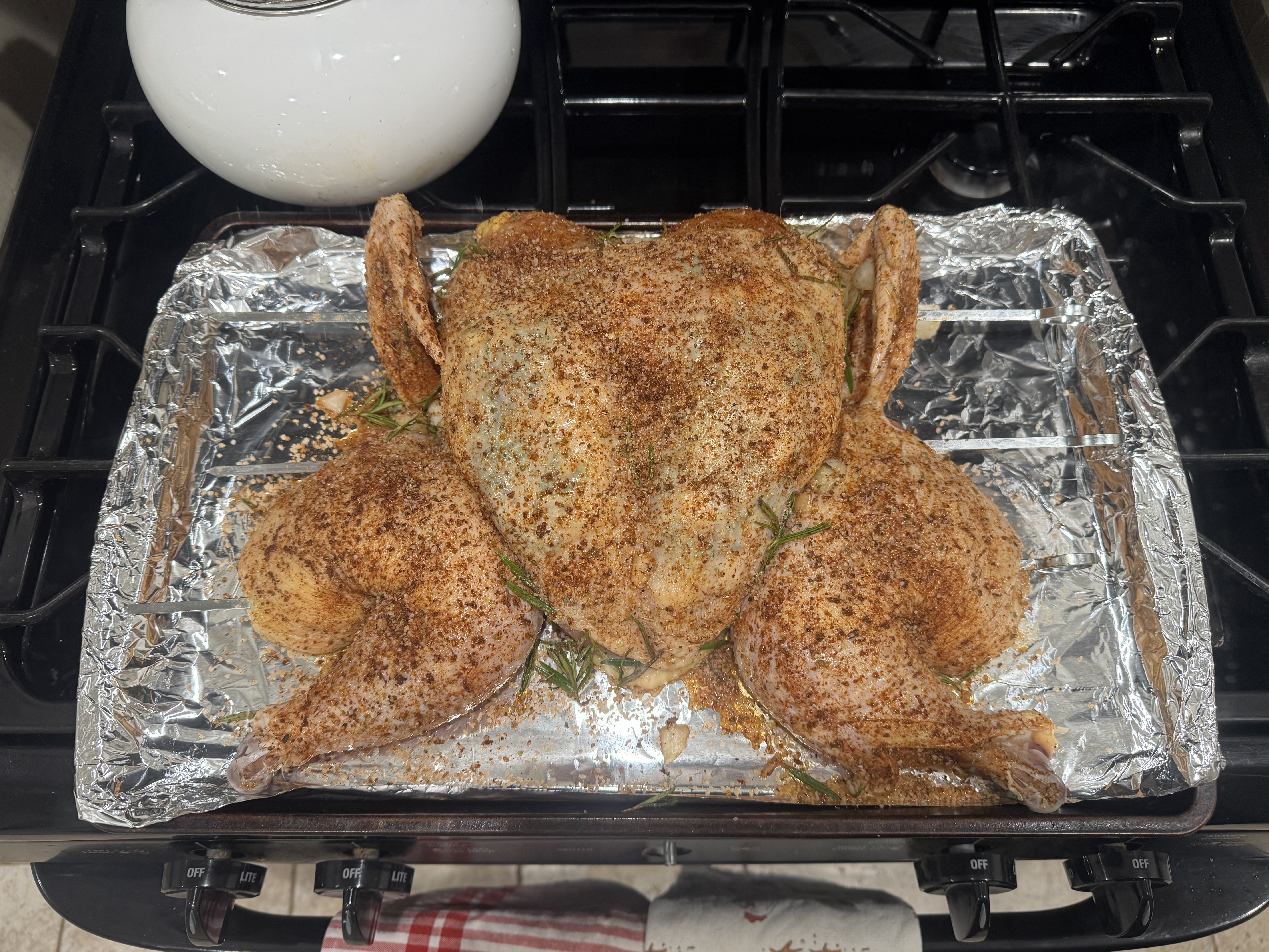 Seasoned farm chicken