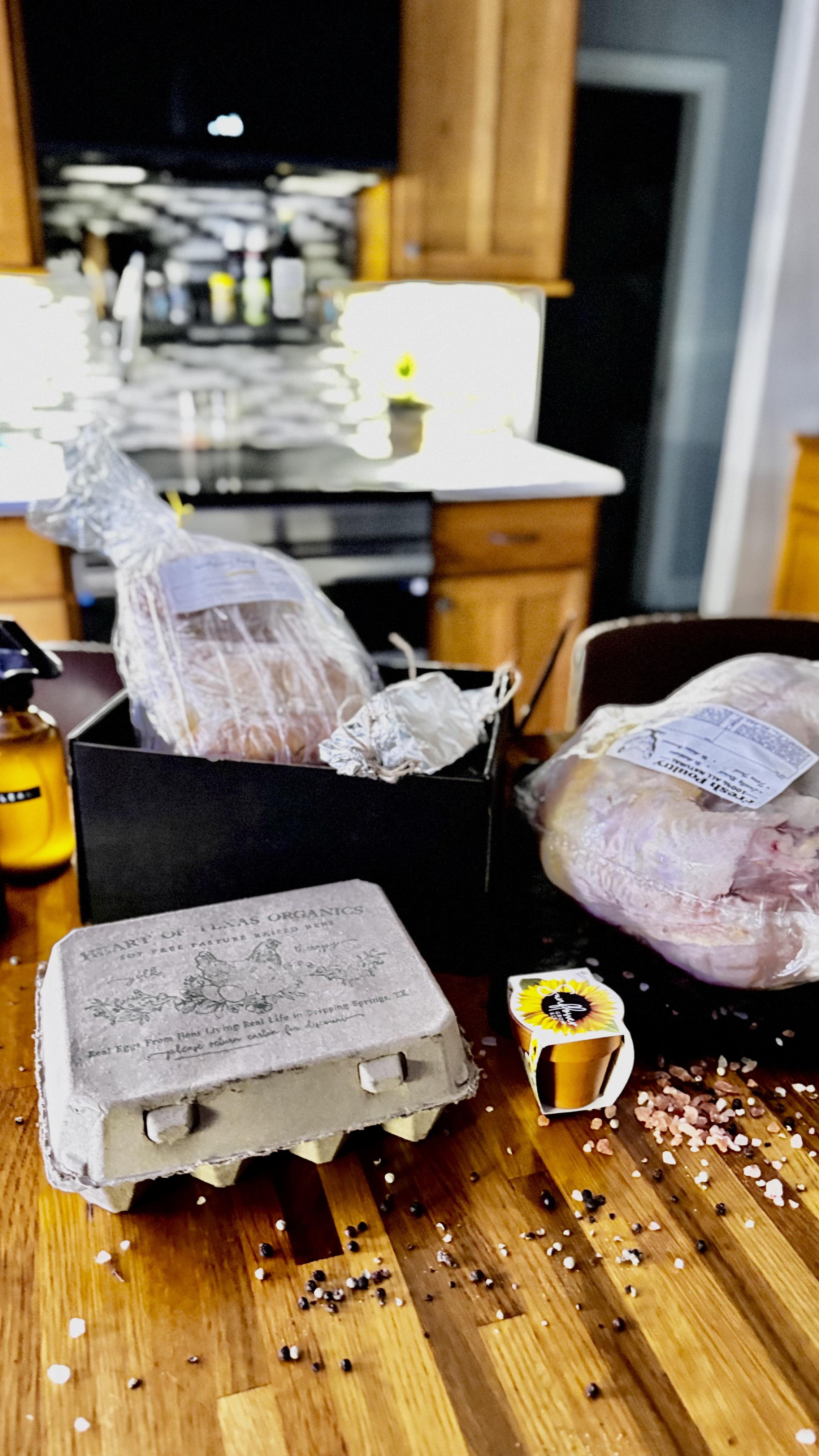 Egg carton and farm box