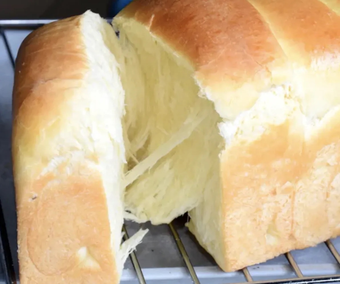 Japanese Milk Loaf big and fluffy shokupan